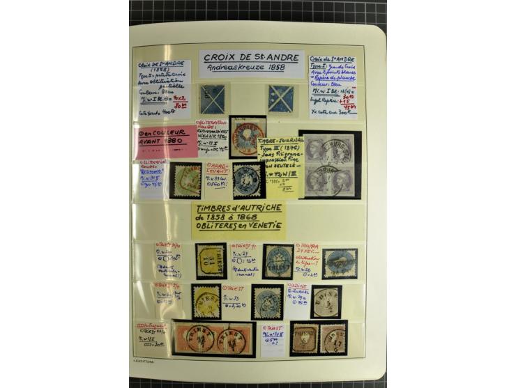1850/1985 (ca.), postfrische, ungebrauchte und gestempelte Sammlung , gut besetzt mit u.a. Dollfuß und Blitz/Maske, teils etw