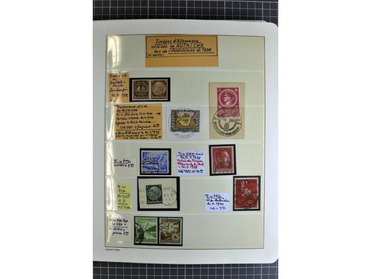1850/1985 (ca.), postfrische, ungebrauchte und gestempelte Sammlung , gut besetzt mit u.a. Dollfuß und Blitz/Maske, teils etw