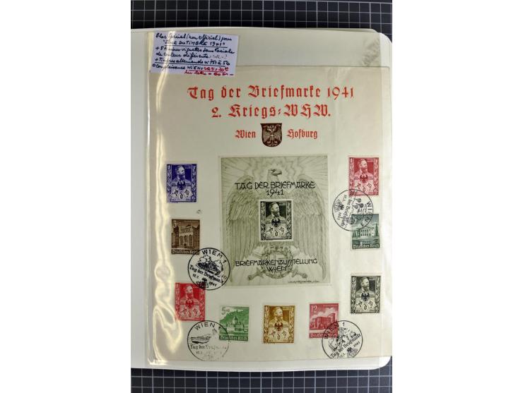 1850/1985 (ca.), postfrische, ungebrauchte und gestempelte Sammlung , gut besetzt mit u.a. Dollfuß und Blitz/Maske, teils etw
