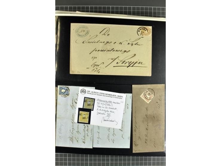 1850/1922, postfrische, ungebrauchte und gestempelte sehr reichhaltige Sammlung, meist mehrfach gesammelt mit u.a. Mi.-Nr. 1 