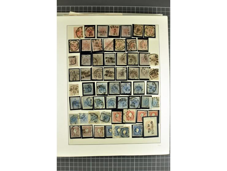 1850/1922, postfrische, ungebrauchte und gestempelte sehr reichhaltige Sammlung, meist mehrfach gesammelt mit u.a. Mi.-Nr. 1 