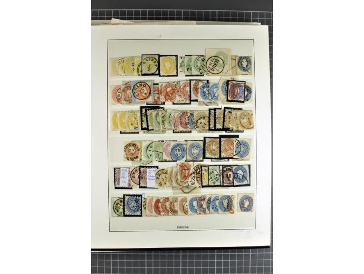 1850/1922, postfrische, ungebrauchte und gestempelte sehr reichhaltige Sammlung, meist mehrfach gesammelt mit u.a. Mi.-Nr. 1 