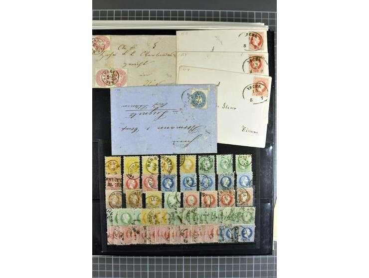 1850/1922, postfrische, ungebrauchte und gestempelte sehr reichhaltige Sammlung, meist mehrfach gesammelt mit u.a. Mi.-Nr. 1 