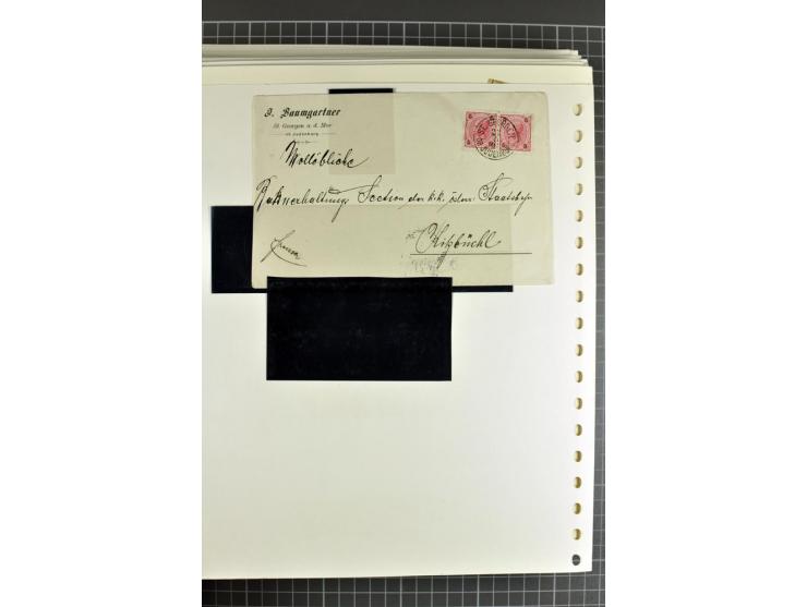 1850/1922, postfrische, ungebrauchte und gestempelte sehr reichhaltige Sammlung, meist mehrfach gesammelt mit u.a. Mi.-Nr. 1 