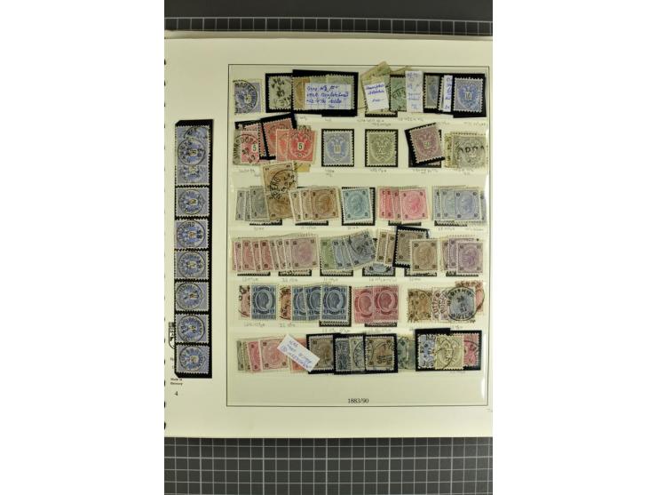 1850/1922, postfrische, ungebrauchte und gestempelte sehr reichhaltige Sammlung, meist mehrfach gesammelt mit u.a. Mi.-Nr. 1 