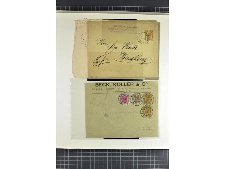 1850/1922, postfrische, ungebrauchte und gestempelte sehr reichhaltige Sammlung, meist mehrfach gesammelt mit u.a. Mi.-Nr. 1 