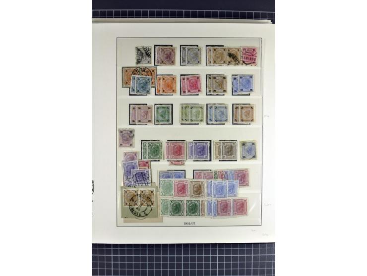 1850/1922, postfrische, ungebrauchte und gestempelte sehr reichhaltige Sammlung, meist mehrfach gesammelt mit u.a. Mi.-Nr. 1 