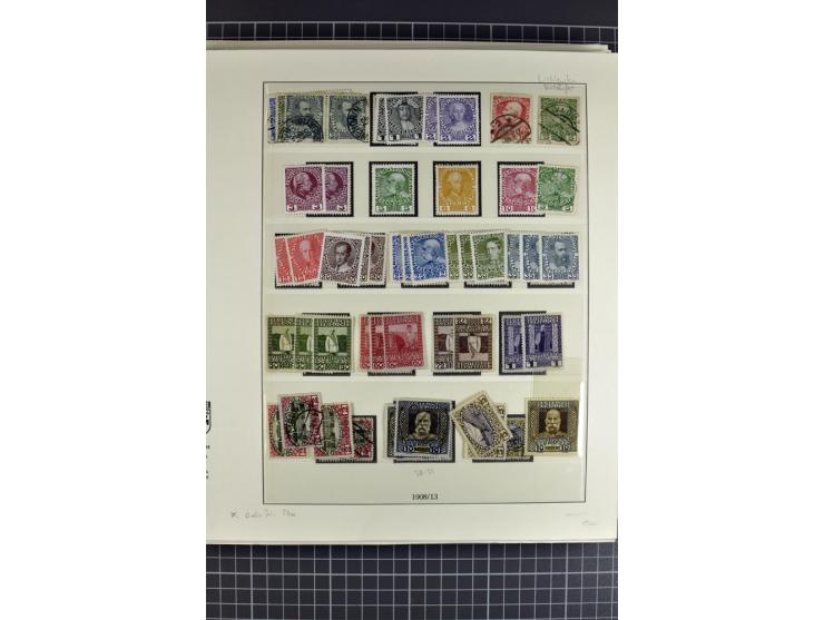 1850/1922, postfrische, ungebrauchte und gestempelte sehr reichhaltige Sammlung, meist mehrfach gesammelt mit u.a. Mi.-Nr. 1 