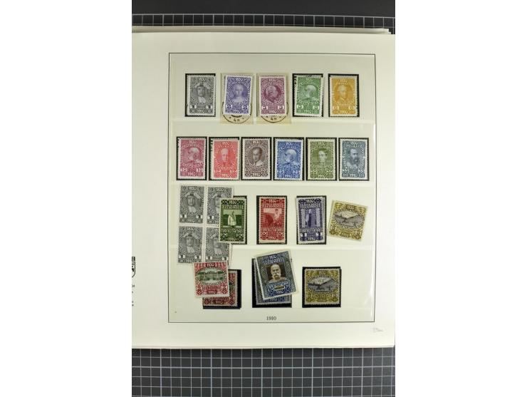 1850/1922, postfrische, ungebrauchte und gestempelte sehr reichhaltige Sammlung, meist mehrfach gesammelt mit u.a. Mi.-Nr. 1 