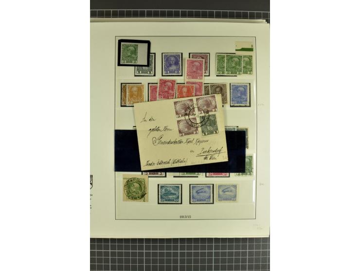 1850/1922, postfrische, ungebrauchte und gestempelte sehr reichhaltige Sammlung, meist mehrfach gesammelt mit u.a. Mi.-Nr. 1 