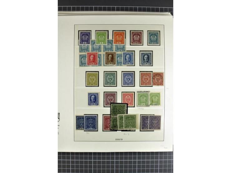 1850/1922, postfrische, ungebrauchte und gestempelte sehr reichhaltige Sammlung, meist mehrfach gesammelt mit u.a. Mi.-Nr. 1 
