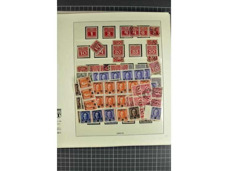 1850/1922, postfrische, ungebrauchte und gestempelte sehr reichhaltige Sammlung, meist mehrfach gesammelt mit u.a. Mi.-Nr. 1 