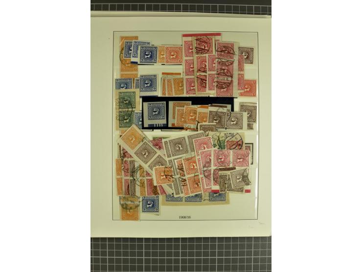 1850/1922, postfrische, ungebrauchte und gestempelte sehr reichhaltige Sammlung, meist mehrfach gesammelt mit u.a. Mi.-Nr. 1 