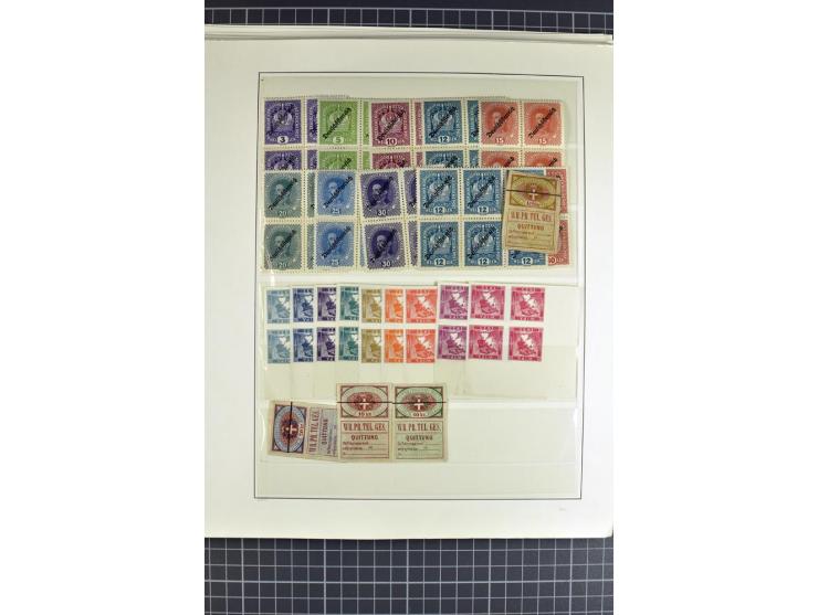 1850/1922, postfrische, ungebrauchte und gestempelte sehr reichhaltige Sammlung, meist mehrfach gesammelt mit u.a. Mi.-Nr. 1 