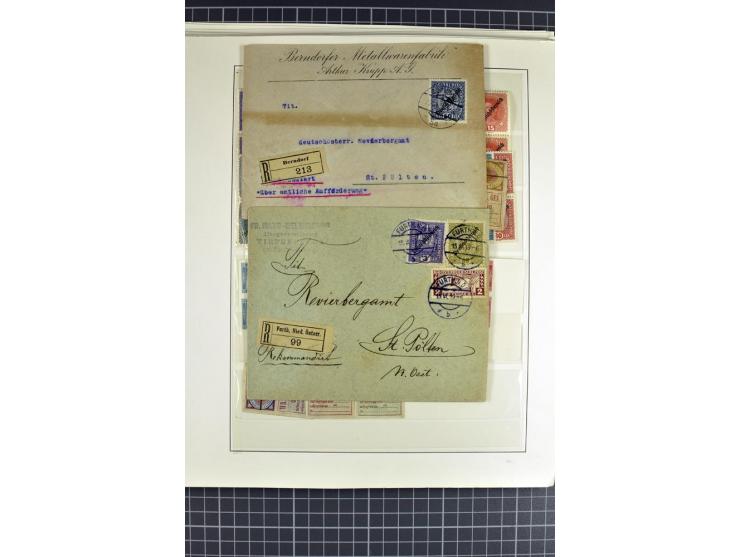 1850/1922, postfrische, ungebrauchte und gestempelte sehr reichhaltige Sammlung, meist mehrfach gesammelt mit u.a. Mi.-Nr. 1 