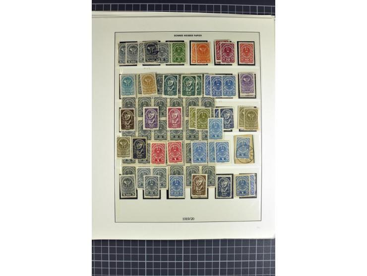 1850/1922, postfrische, ungebrauchte und gestempelte sehr reichhaltige Sammlung, meist mehrfach gesammelt mit u.a. Mi.-Nr. 1 