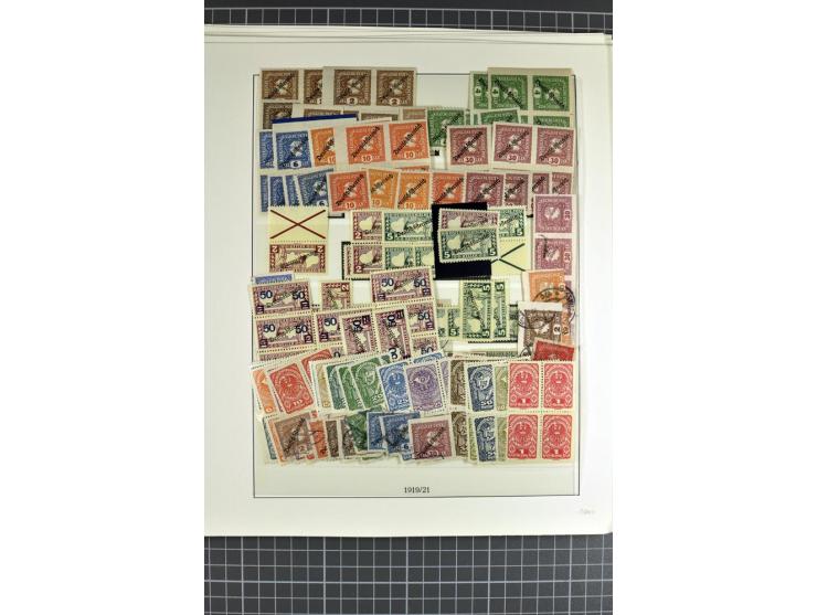 1850/1922, postfrische, ungebrauchte und gestempelte sehr reichhaltige Sammlung, meist mehrfach gesammelt mit u.a. Mi.-Nr. 1 
