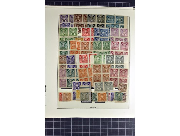 1850/1922, postfrische, ungebrauchte und gestempelte sehr reichhaltige Sammlung, meist mehrfach gesammelt mit u.a. Mi.-Nr. 1 