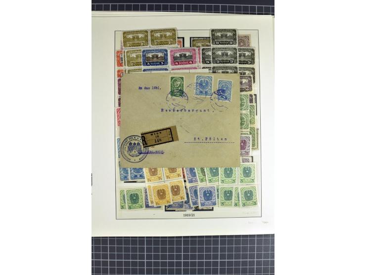 1850/1922, postfrische, ungebrauchte und gestempelte sehr reichhaltige Sammlung, meist mehrfach gesammelt mit u.a. Mi.-Nr. 1 