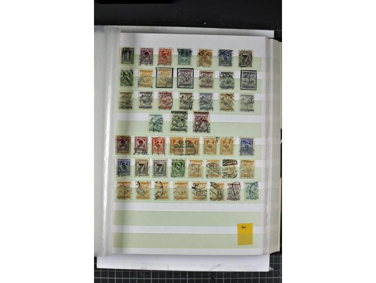 1850/1937, gestempelte Sammlung mit u.a. Mi.-Nr. 1 (7), 2 (3), 161-77, 555, 556, 558 etc., dazu Porto und Gebiete