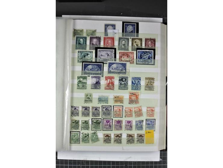 1850/1937, gestempelte Sammlung mit u.a. Mi.-Nr. 1 (7), 2 (3), 161-77, 555, 556, 558 etc., dazu Porto und Gebiete