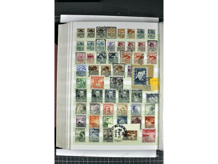 1850/1937, gestempelte Sammlung mit u.a. Mi.-Nr. 1 (7), 2 (3), 161-77, 555, 556, 558 etc., dazu Porto und Gebiete
