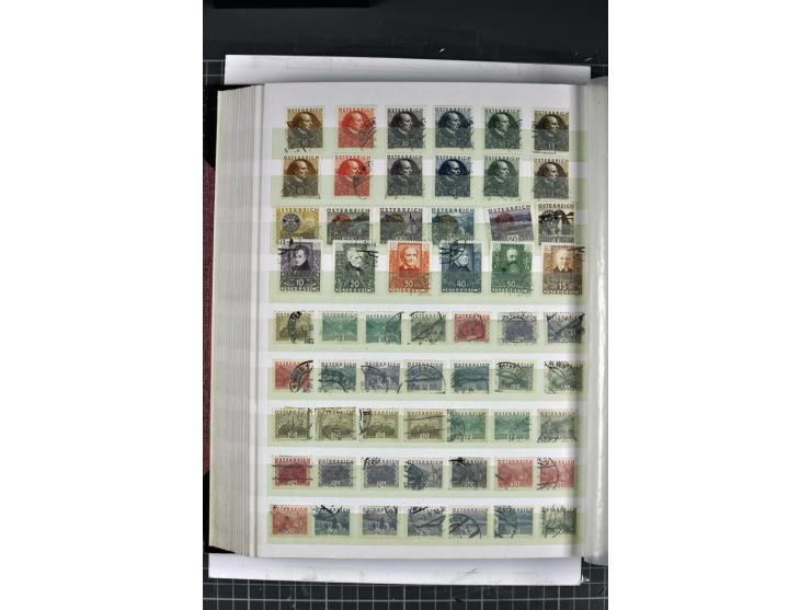 1850/1937, gestempelte Sammlung mit u.a. Mi.-Nr. 1 (7), 2 (3), 161-77, 555, 556, 558 etc., dazu Porto und Gebiete