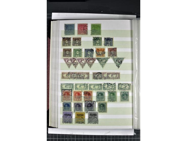 1850/1937, gestempelte Sammlung mit u.a. Mi.-Nr. 1 (7), 2 (3), 161-77, 555, 556, 558 etc., dazu Porto und Gebiete