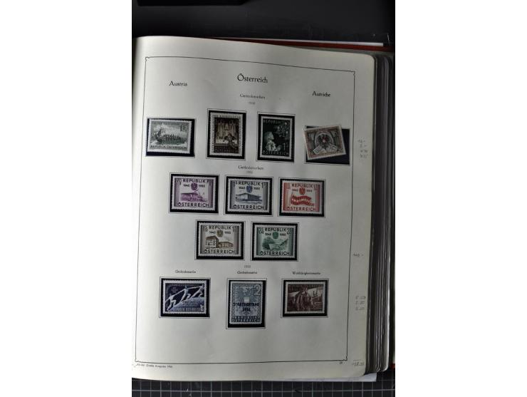1945/74, postfrische Sammlung, in den Hauptnr. kpl. mit Renner-Blocks