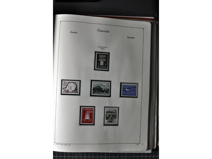 1945/74, postfrische Sammlung, in den Hauptnr. kpl. mit Renner-Blocks
