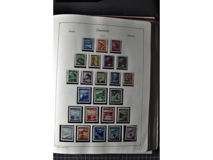 1945/74, postfrische Sammlung, in den Hauptnr. kpl. mit Renner-Blocks