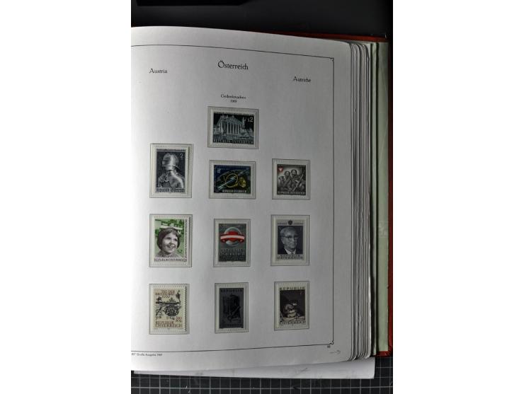 1945/74, postfrische Sammlung, in den Hauptnr. kpl. mit Renner-Blocks