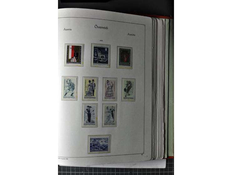 1945/74, postfrische Sammlung, in den Hauptnr. kpl. mit Renner-Blocks