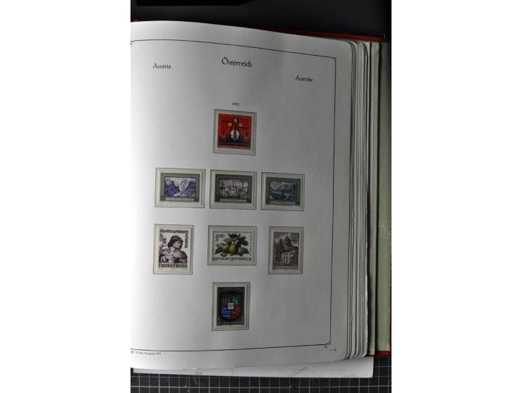1945/74, postfrische Sammlung, in den Hauptnr. kpl. mit Renner-Blocks