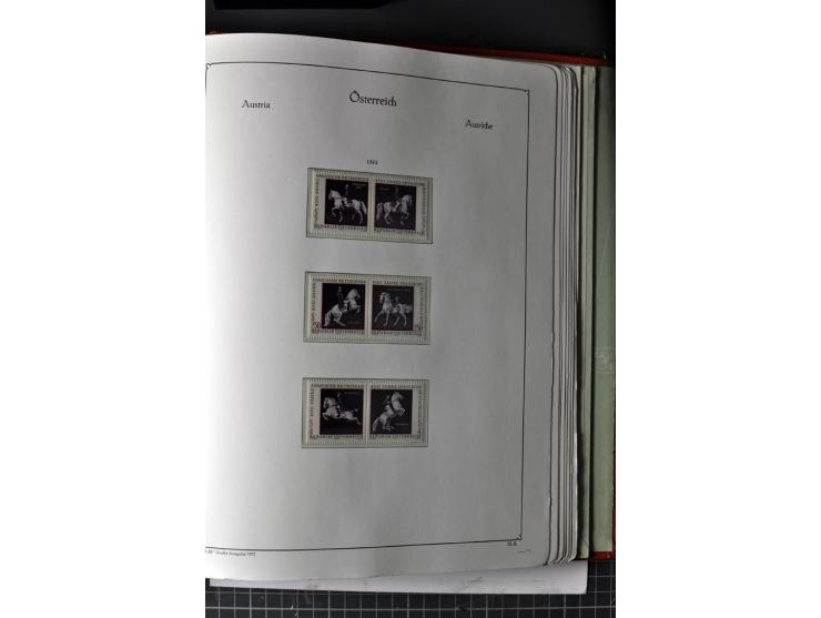 1945/74, postfrische Sammlung, in den Hauptnr. kpl. mit Renner-Blocks