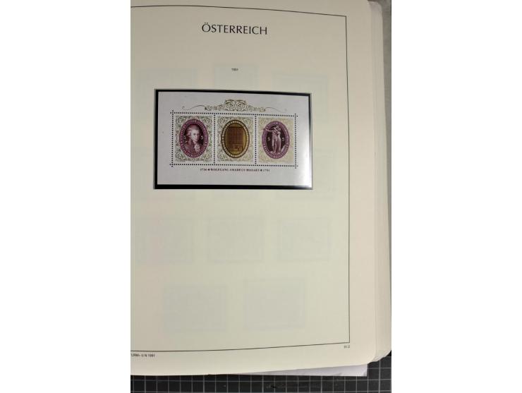 1945/2006, ab Mi.-Nr. 697 in den Hauptnummern bis auf Renner geschnitten und Mi.-Nr. 952-954 (ungebraucht) kpl. postfrische S