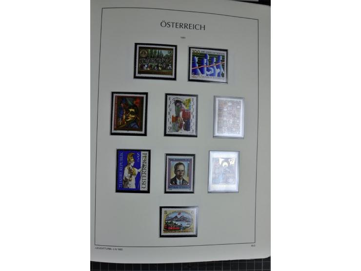 1945/2006, ab Mi.-Nr. 697 in den Hauptnummern bis auf Renner geschnitten und Mi.-Nr. 952-954 (ungebraucht) kpl. postfrische S