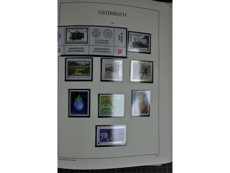 1945/2006, ab Mi.-Nr. 697 in den Hauptnummern bis auf Renner geschnitten und Mi.-Nr. 952-954 (ungebraucht) kpl. postfrische S