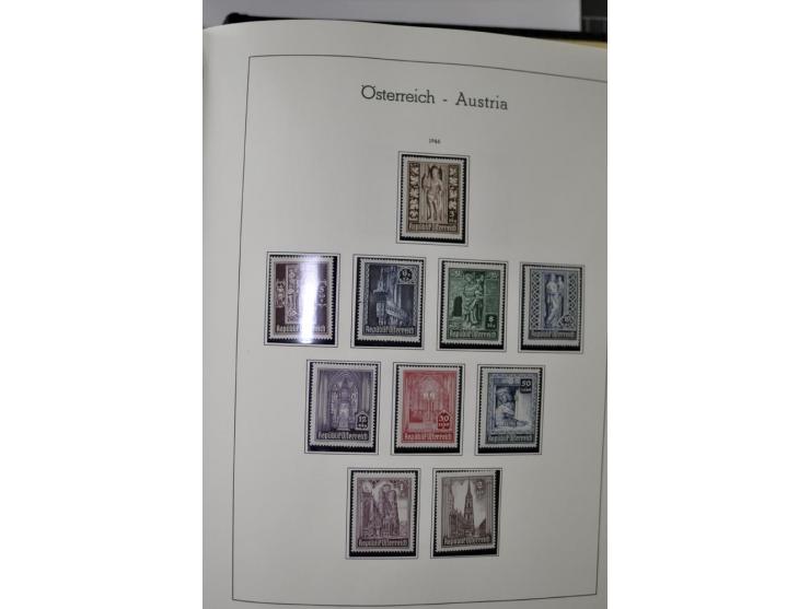1945/2006, ab Mi.-Nr. 697 in den Hauptnummern bis auf Renner geschnitten und Mi.-Nr. 952-954 (ungebraucht) kpl. postfrische S