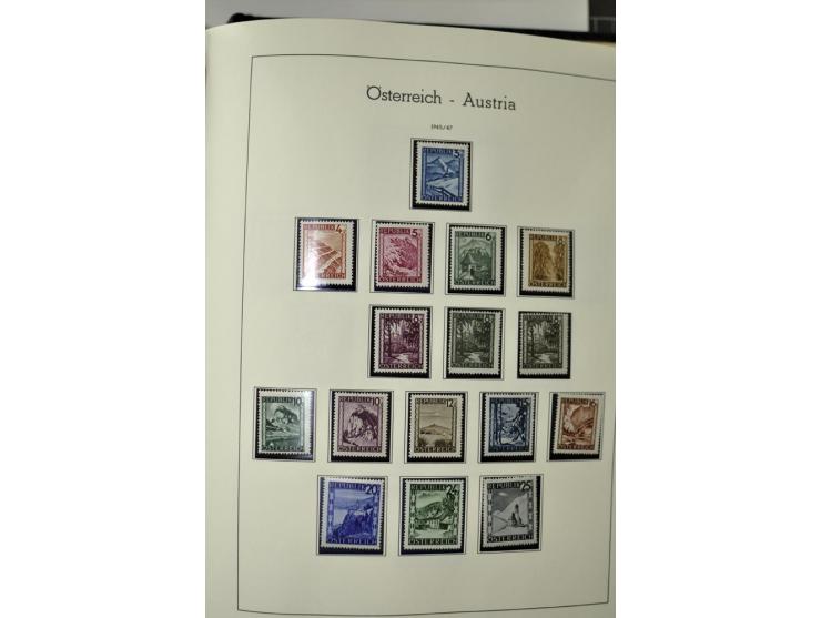 1945/2006, ab Mi.-Nr. 697 in den Hauptnummern bis auf Renner geschnitten und Mi.-Nr. 952-954 (ungebraucht) kpl. postfrische S