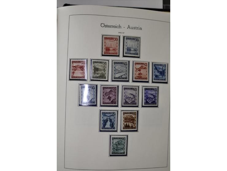 1945/2006, ab Mi.-Nr. 697 in den Hauptnummern bis auf Renner geschnitten und Mi.-Nr. 952-954 (ungebraucht) kpl. postfrische S