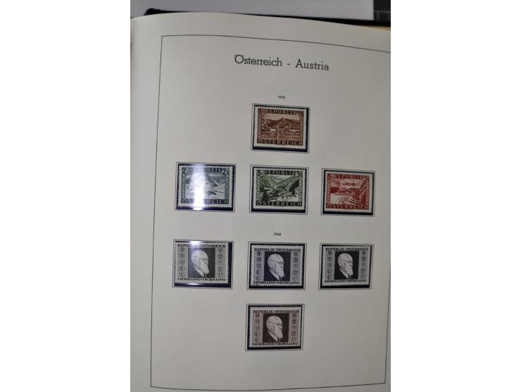 1945/2006, ab Mi.-Nr. 697 in den Hauptnummern bis auf Renner geschnitten und Mi.-Nr. 952-954 (ungebraucht) kpl. postfrische S