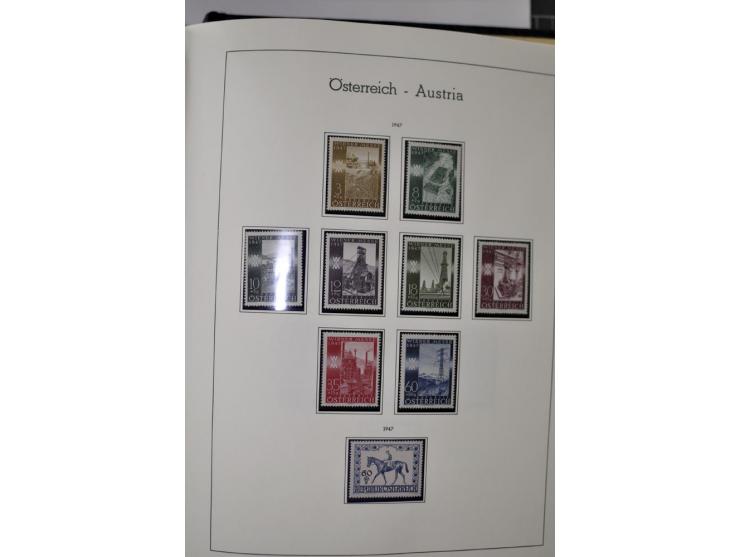1945/2006, ab Mi.-Nr. 697 in den Hauptnummern bis auf Renner geschnitten und Mi.-Nr. 952-954 (ungebraucht) kpl. postfrische S