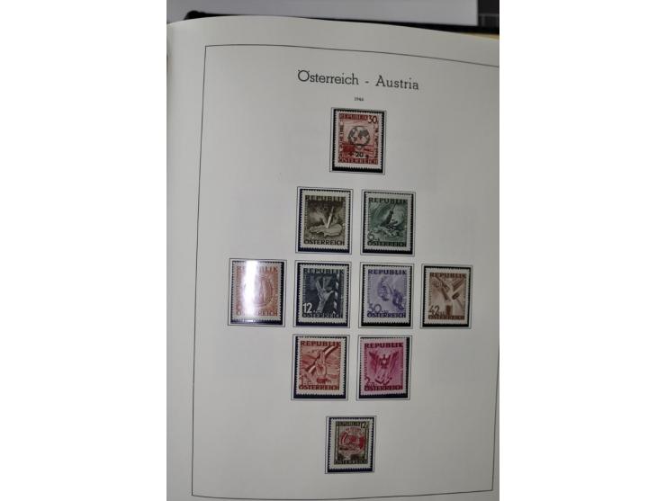 1945/2006, ab Mi.-Nr. 697 in den Hauptnummern bis auf Renner geschnitten und Mi.-Nr. 952-954 (ungebraucht) kpl. postfrische S