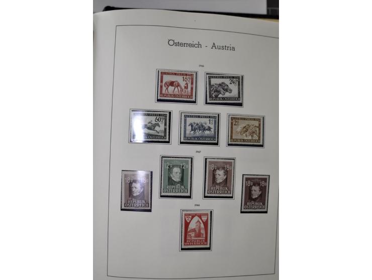 1945/2006, ab Mi.-Nr. 697 in den Hauptnummern bis auf Renner geschnitten und Mi.-Nr. 952-954 (ungebraucht) kpl. postfrische S