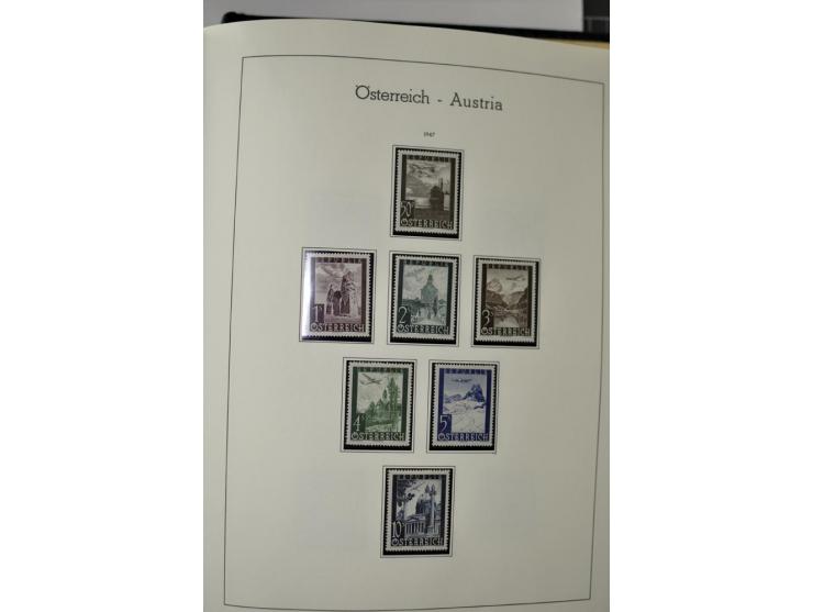 1945/2006, ab Mi.-Nr. 697 in den Hauptnummern bis auf Renner geschnitten und Mi.-Nr. 952-954 (ungebraucht) kpl. postfrische S
