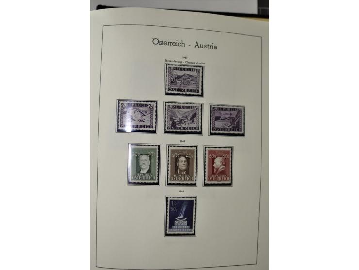 1945/2006, ab Mi.-Nr. 697 in den Hauptnummern bis auf Renner geschnitten und Mi.-Nr. 952-954 (ungebraucht) kpl. postfrische S