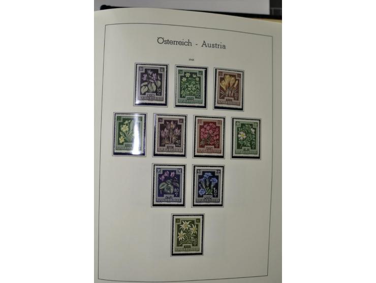 1945/2006, ab Mi.-Nr. 697 in den Hauptnummern bis auf Renner geschnitten und Mi.-Nr. 952-954 (ungebraucht) kpl. postfrische S