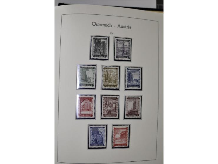 1945/2006, ab Mi.-Nr. 697 in den Hauptnummern bis auf Renner geschnitten und Mi.-Nr. 952-954 (ungebraucht) kpl. postfrische S