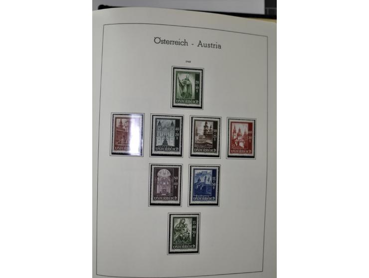 1945/2006, ab Mi.-Nr. 697 in den Hauptnummern bis auf Renner geschnitten und Mi.-Nr. 952-954 (ungebraucht) kpl. postfrische S
